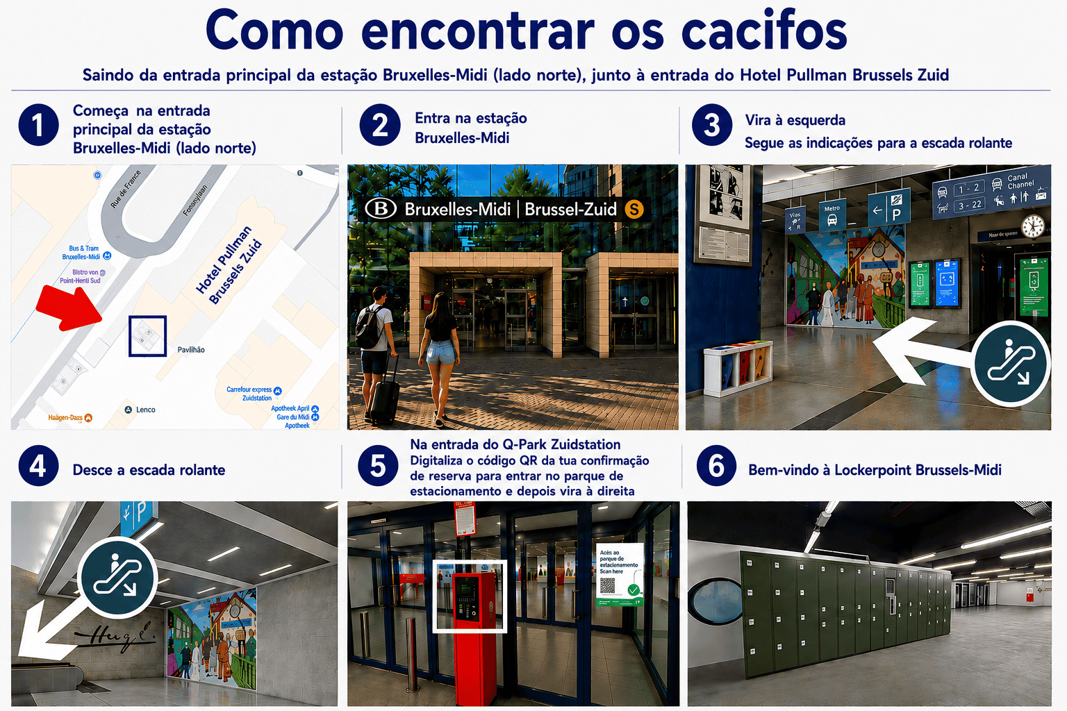 como encontrrar os cacifos