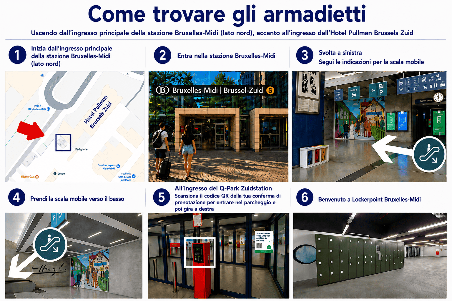 como trovare gl armadietti brussels